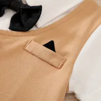 0-18 Baby Bodysuit Gentleman Style Handsome Formal Cotton Comfortable Soft Boys And Girls Summer Short Sleeved Newborn Clothes 4