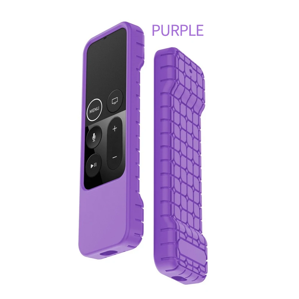 Hot Colorful Anti-slip Silicone Protective Case for Apple TV 4 Remote Control Waterproof Dust Cover Lightweight Rectangle Sleeve