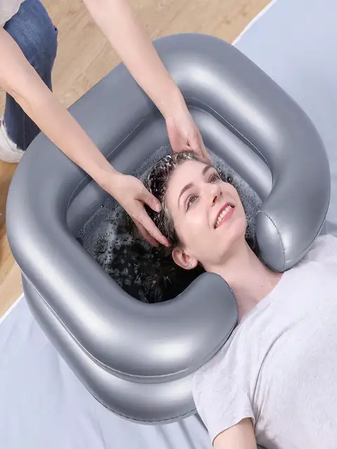 อ่างสระผมแบบพกพา, อ่างสระผมแบบเป่าลม, สถานีสระผมแบบพกพา, สถานีสระผมสำหรับเด็ก, สำหรับใช้ในบ้าน 1