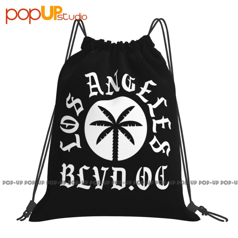 Los Angeles 2Ft Boulevard Underground Tattoo Palme P-259 Borse Con Coulisse Borsa Da Palestra Bookbag Bags For Travel