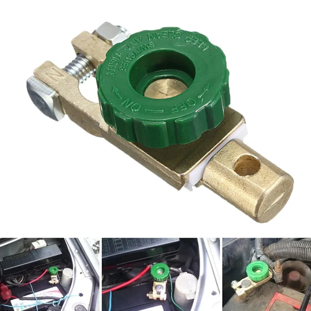 Battery Switch Universal Car Motorcycle RV Quick Cut-off Terminal Link Disconnect Protector