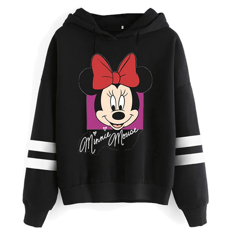 thumbnail image 1 of Sudadera con capucha de dibujos animados para niño y niña, ropa con estampado de Disney, Minnie Mouse, Mickey, Grunge, Harajuku, Y2k, años 90, 1 of 3