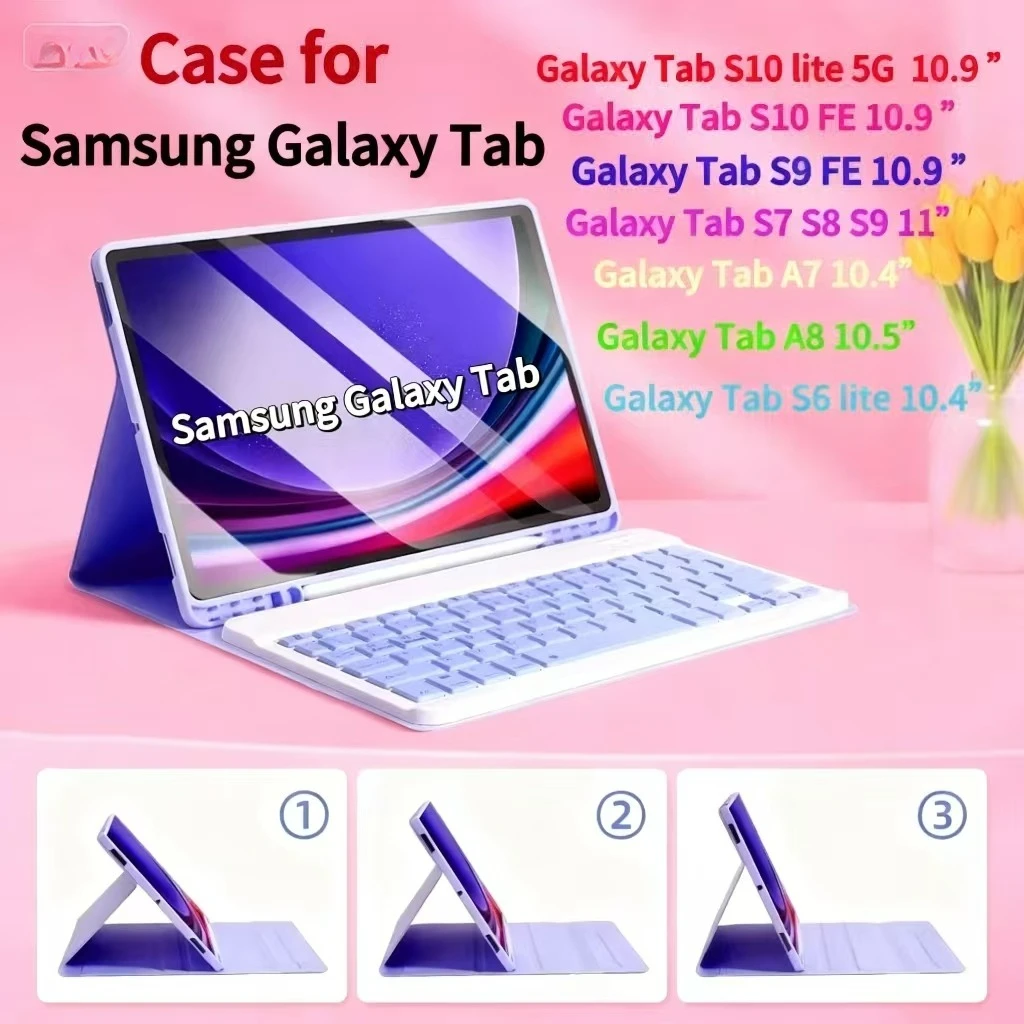 Premium Protective Tablet Keyboard Case and Cover