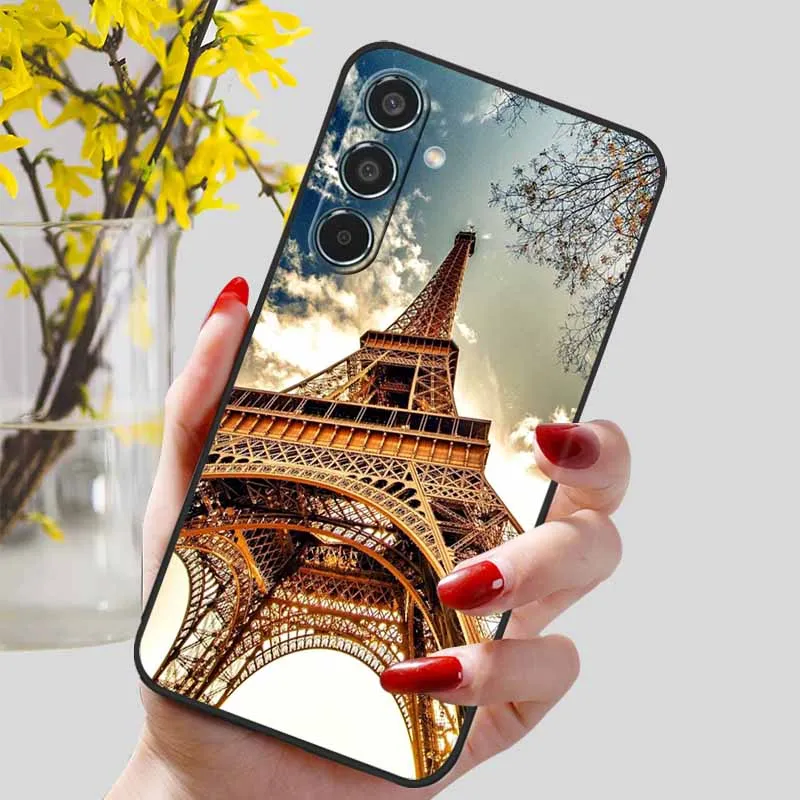 Luxury Floral TPU Silicone Soft Bumper Case - Protective Cover