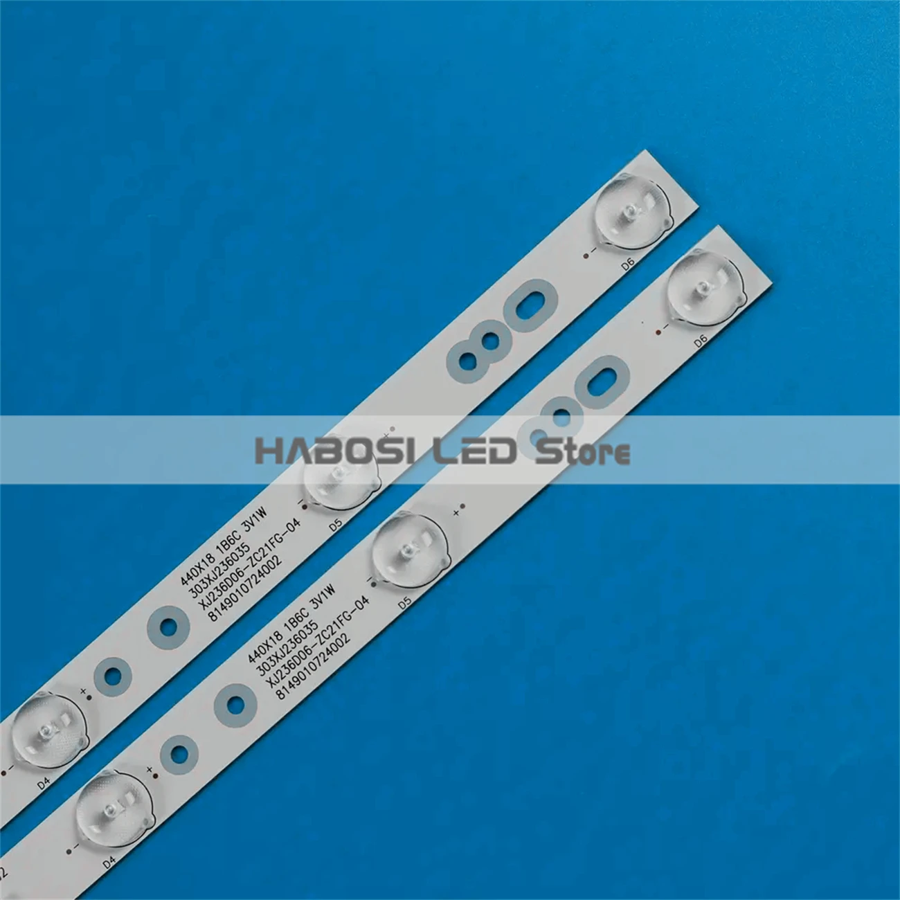 LED Strips 2pcs/Kit for 24 TV Vios VTV23615A 303XJ236035 XJ236D06 ZC21FG 04 CRH K243535T020654I Rev1.1