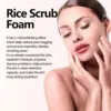 Rice Facial Forming Cleanser Deeply Cleansing Oil Control Blackhead Remover Face Wash Shrink Pores Moisturizing Skin Care 100ml 3