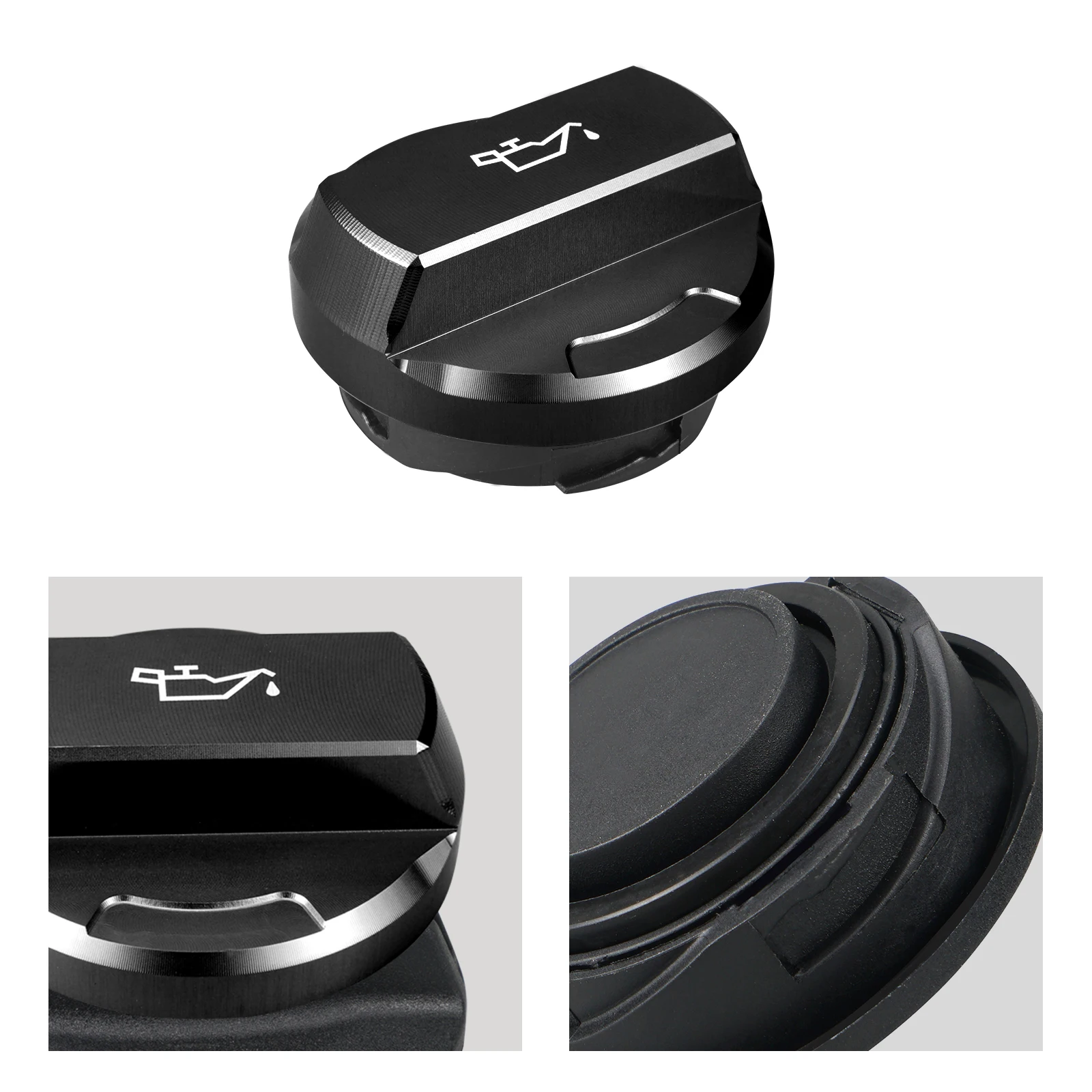 BEVINSEE EA888 Gen3 Motoröl-Einfülldeckel für Audi A3 S3 RS3 8V 8Y S1 A1 TT TTS TTRS 8S SQ2 Q3 RSQ3, für SEAT Leon Cupra Ibiza – Detail 3