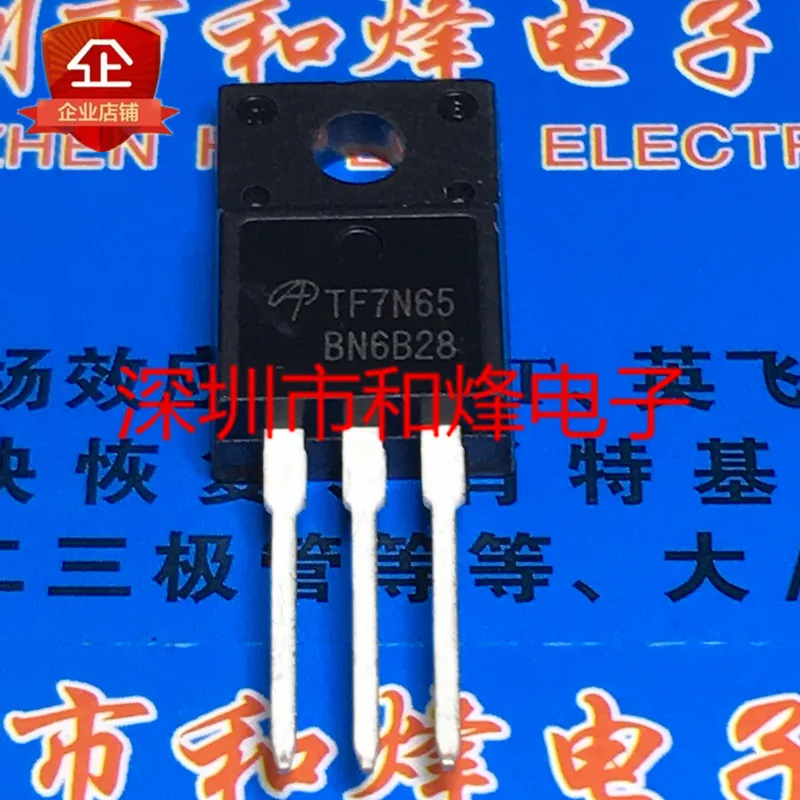 

5PCS-10PCS TF7N65 AOTF7N65 TO-220F 650V 7A New And Original On Stock