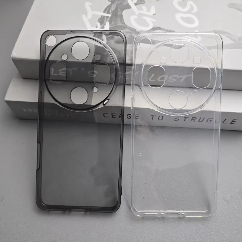 Clear TPU Soft Minimalist Dustproof Protective Phone Back Cover - Simple Shell