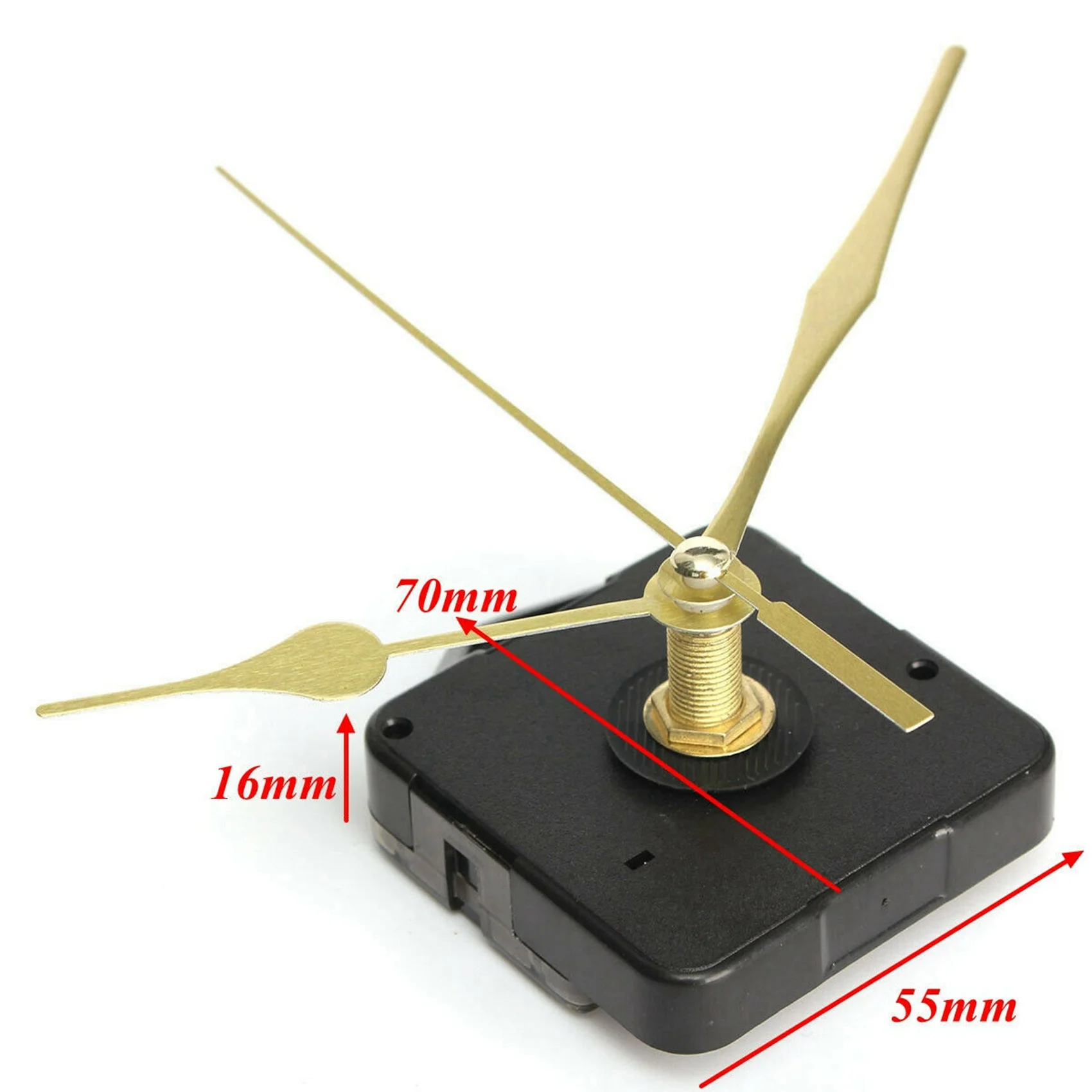 10Pcs DIY Silent Movement Spindle Hands Wall Quartz Clock Movement Mechanism Repair Tools Part Clock Kit 4