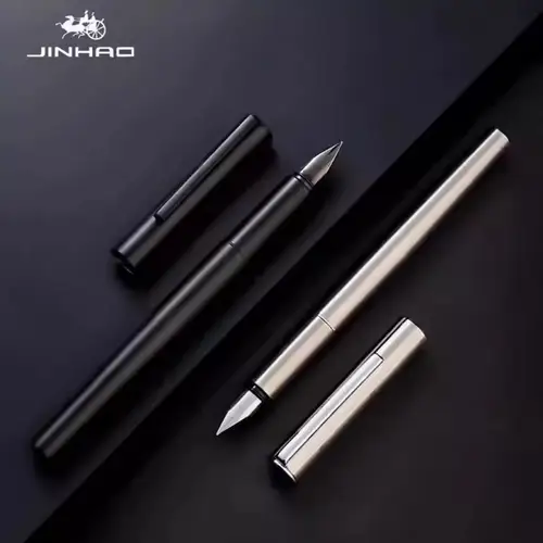 Jinhao 35 All Metal Fountain Pen EF Superfine Nib Smooth Writing,Calligraphy Practice,Essential Business Office Use Stationery - Image 2