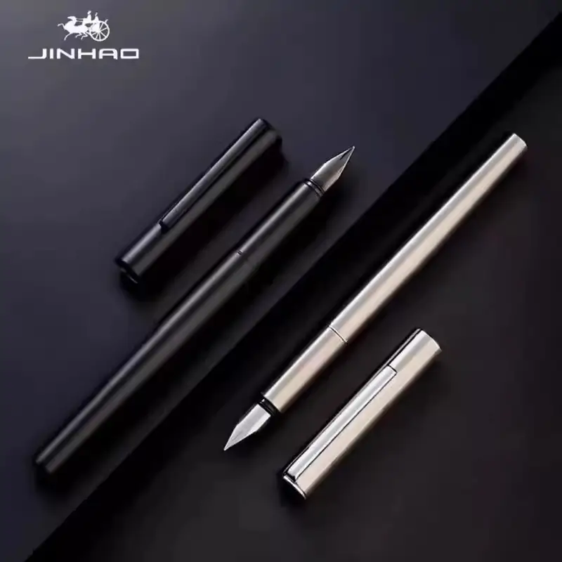 Jinhao 35 All Metal Fountain Pen EF Superfine Nib Smooth Writing,Calligraphy Practice,Essential Business Office Use Stationery - Image 2