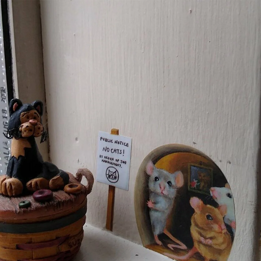 

Funny Mouse Hole Wall Stickers Bedroom Kitchen Baseboard Home Decoration Vinyl Wall Decals Diy Cartoon Rat Animal Mural Art