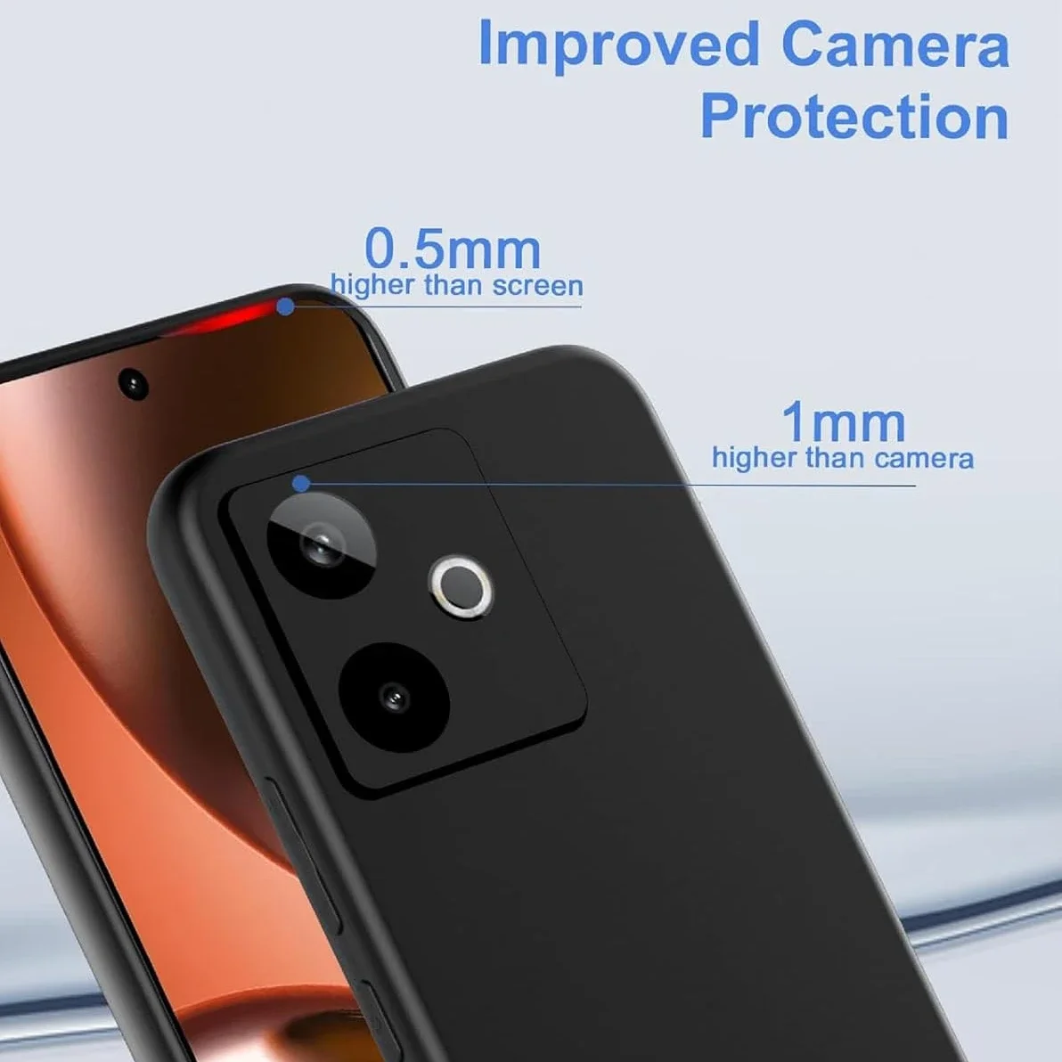 Liquid Silicone Flexible Protective Phone Case - TPU Shell Cover