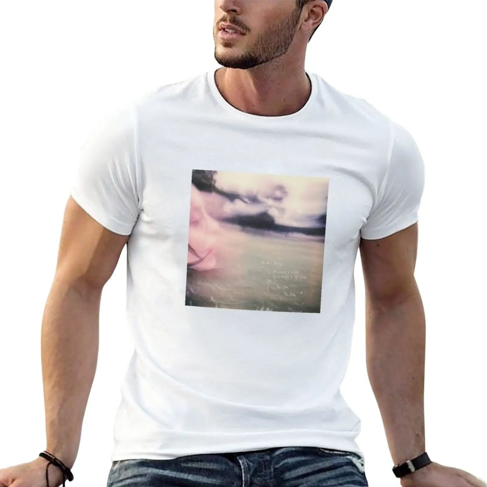 

guitar songs T-Shirt Short t-shirt summer tops mens big and tall t shirts