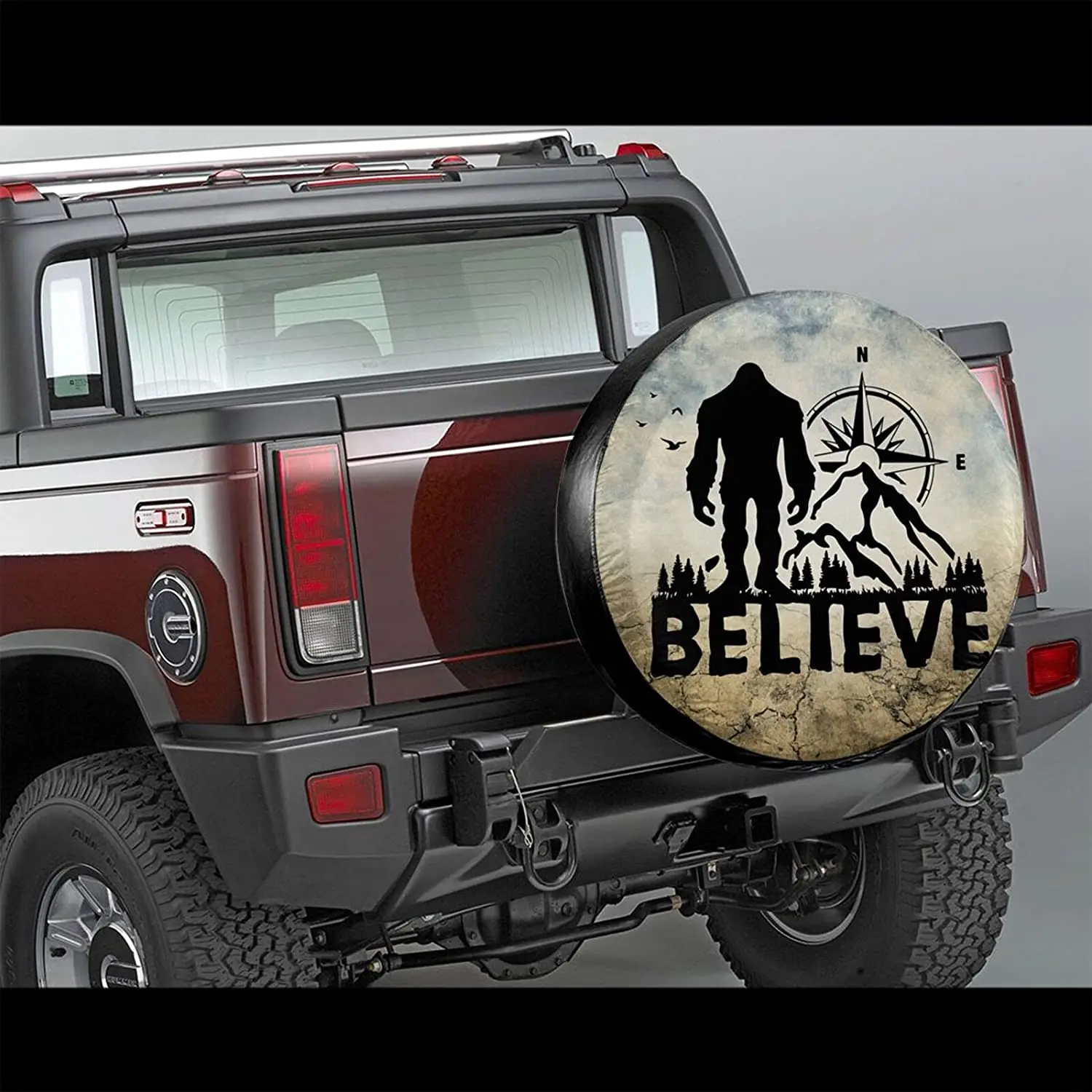 cozipink Bigfoot Believe Rv Spare Tire Cover for RV Trailer Camper Wheel  Protectors Weatherproof Universal for Trailer AliExpress