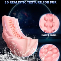 Erwachsene Erotische Spielzeug Männlicher Masturbator Tasse Realistische Gummi Vagina Prostata Massage Deep Throat Künstliche Vagina Sex Spielzeug für Männer 3