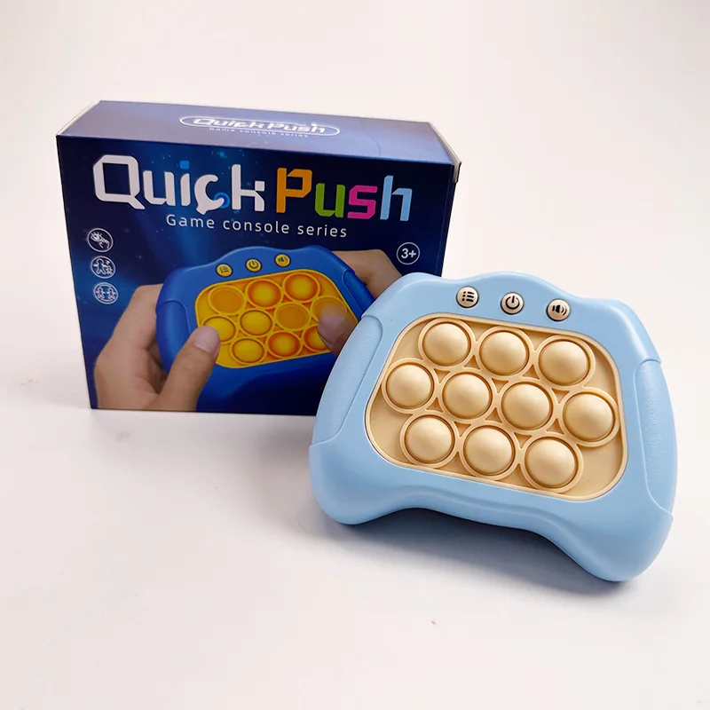 Fidget Bubble Electronic Pop Up Game Pro Quick Push Pop Light Anti-stress  Toys Speed Push Up Funny Whack A Mole Adult Kids Gift - AliExpress
