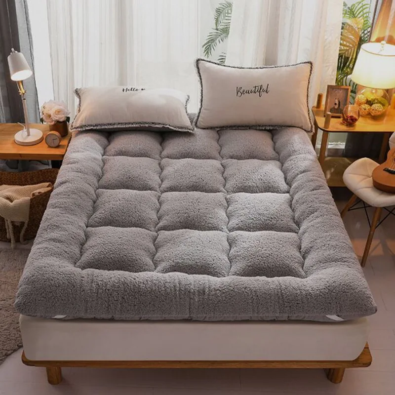 Foldable Comfortable Tatami Mattress Soft Warm Antiskid Single Double Student Dormitory Bedroom