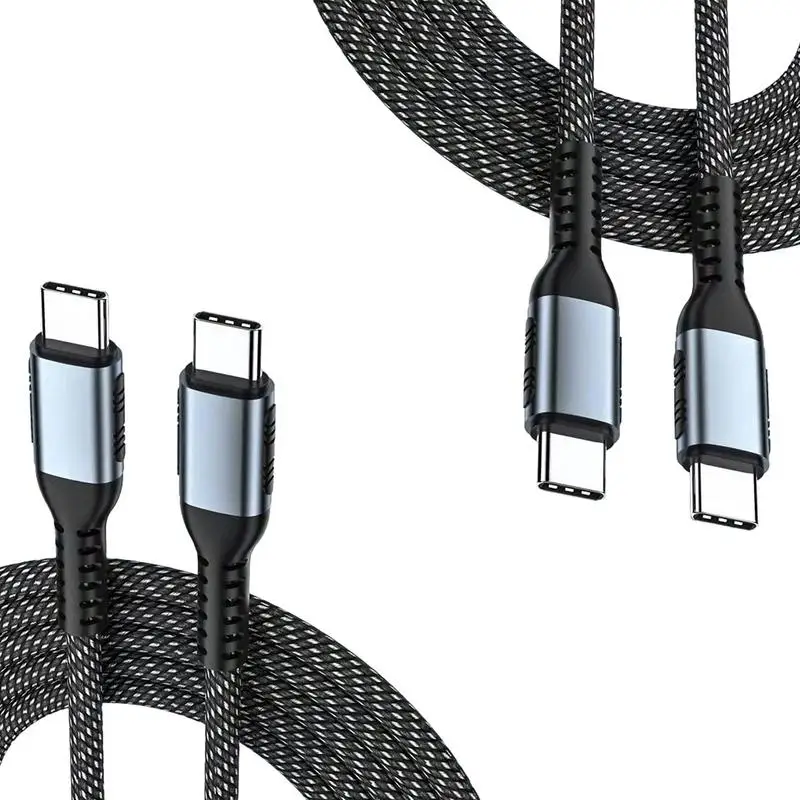 

Кабель для быстрой зарядки и передачи данных типа C, PD 100 Вт, адаптер для быстрой зарядки типа C, PD 100 Вт, супербыстрый зарядный кабель, зарядное устройство