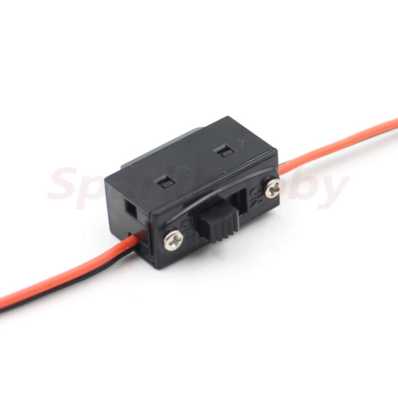 2個の受信機電源オン/オフバッテリーrcスイッチフタバ/jr jstコネクタ