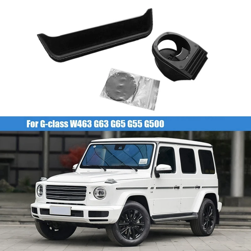 메르세데스 벤츠 G 클래스 W463 G500 G55 G350 G63 G65 갭 슬롯 잡화 보관 주최자-A05Q 용 자동차 보관함 컵 홀더 키트
