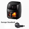New 8L Stainless Steel Large-Capacity Air Fryer Household Visual Electric Oven Oil-Free Multifunctional Home Black White Green 2