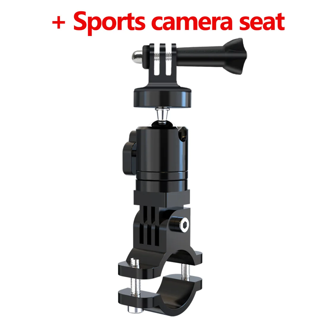 Metal Cycling Bike Mount Motorcycle Handlebar Holder 1/4 Screw for GoPro 10 9 8