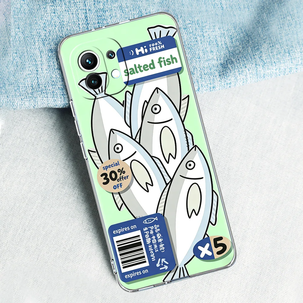 Discounted Salted Fish Protective Phone Case Cover
