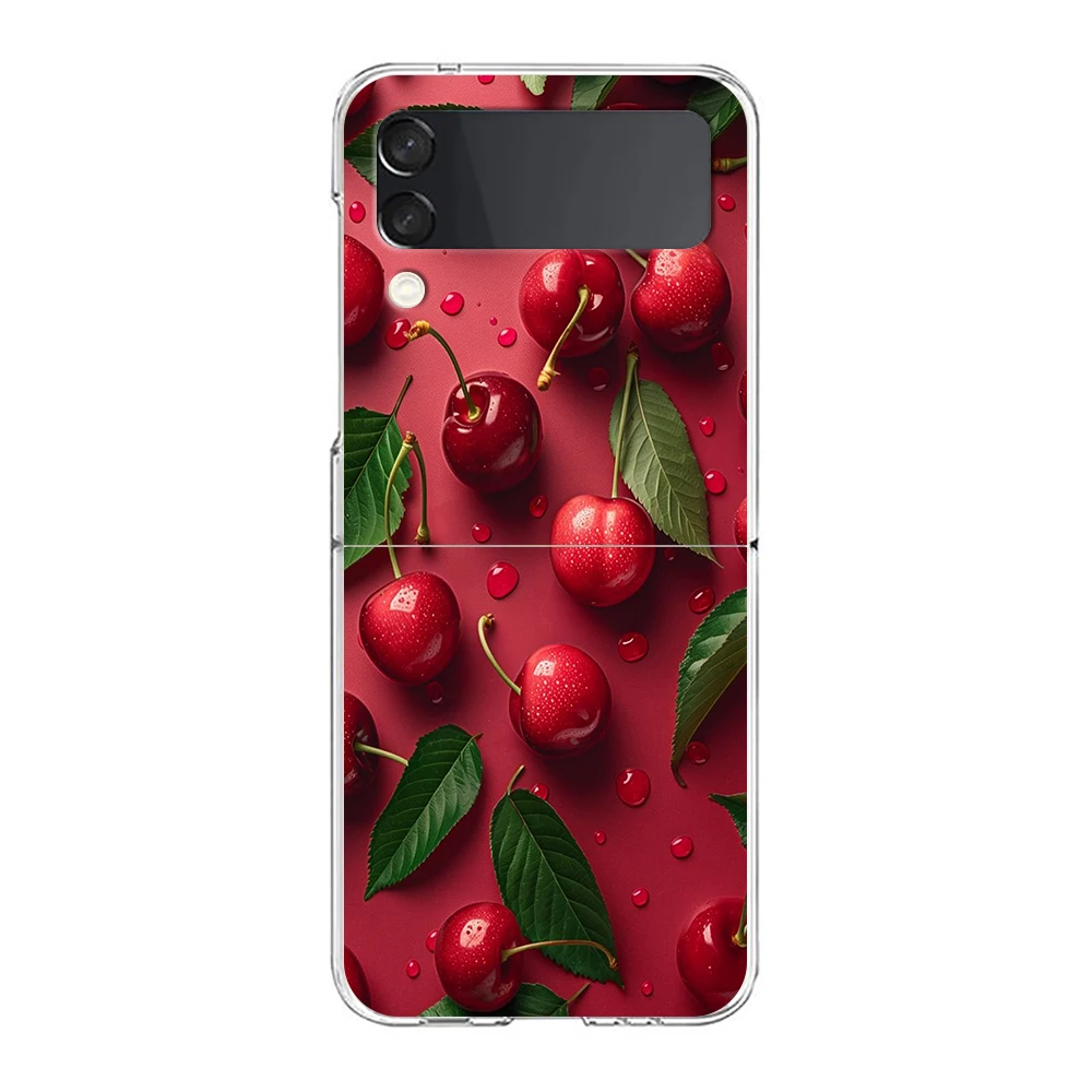 Cherries Cherry Fruit Hard Clear Phone Bumper Case