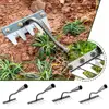 Metal Weeding Hoe Rake Stainless Steel Garden Weeders Soil Puller Weeding Tools Loose Hand Grass Removal Gardening Rooting D1f1 3