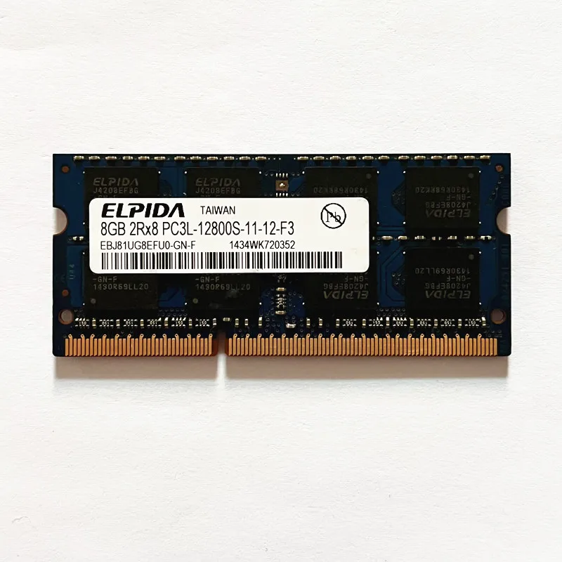 best【ノートPC用メモリ】 ELPIDA DDR3 PC3-12800 Elpida 8GB DDR3 2Rx8 PC3L-12800S EBJ81UG8EFU0-GN-F Laptop