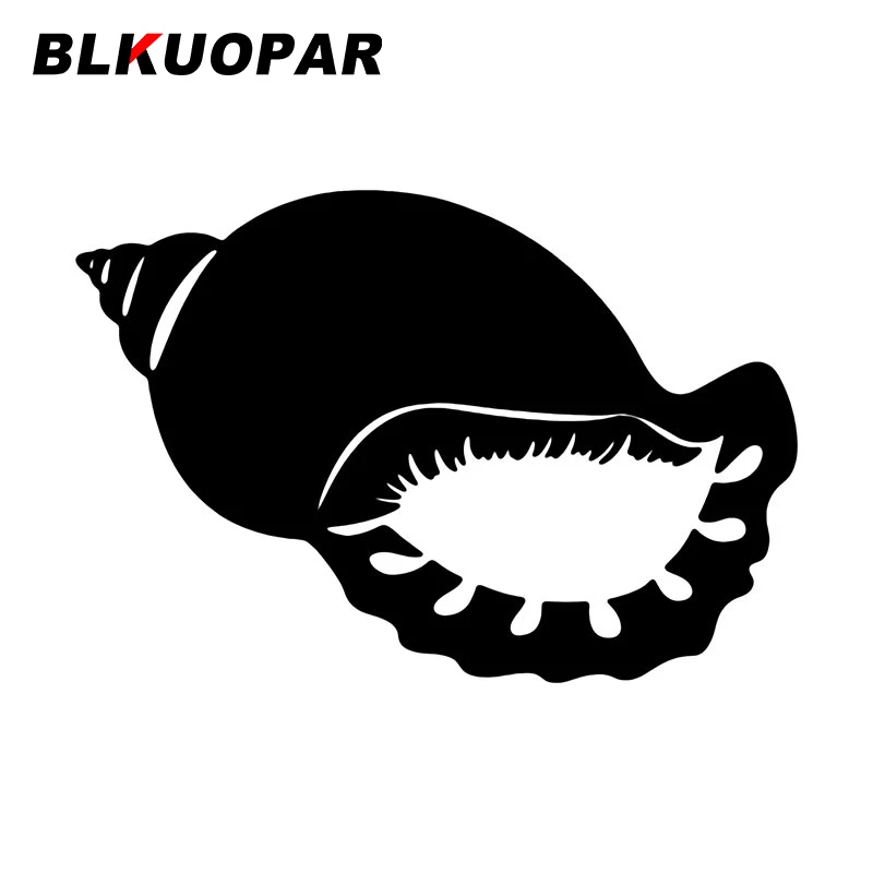 

Наклейки на автомобиль BLKUOPAR с изображением морской улитки, клиптоп, окклюзия, царапины, водонепроницаемая наклейка, индивидуальный багажник, мотоциклетные автомобильные товары