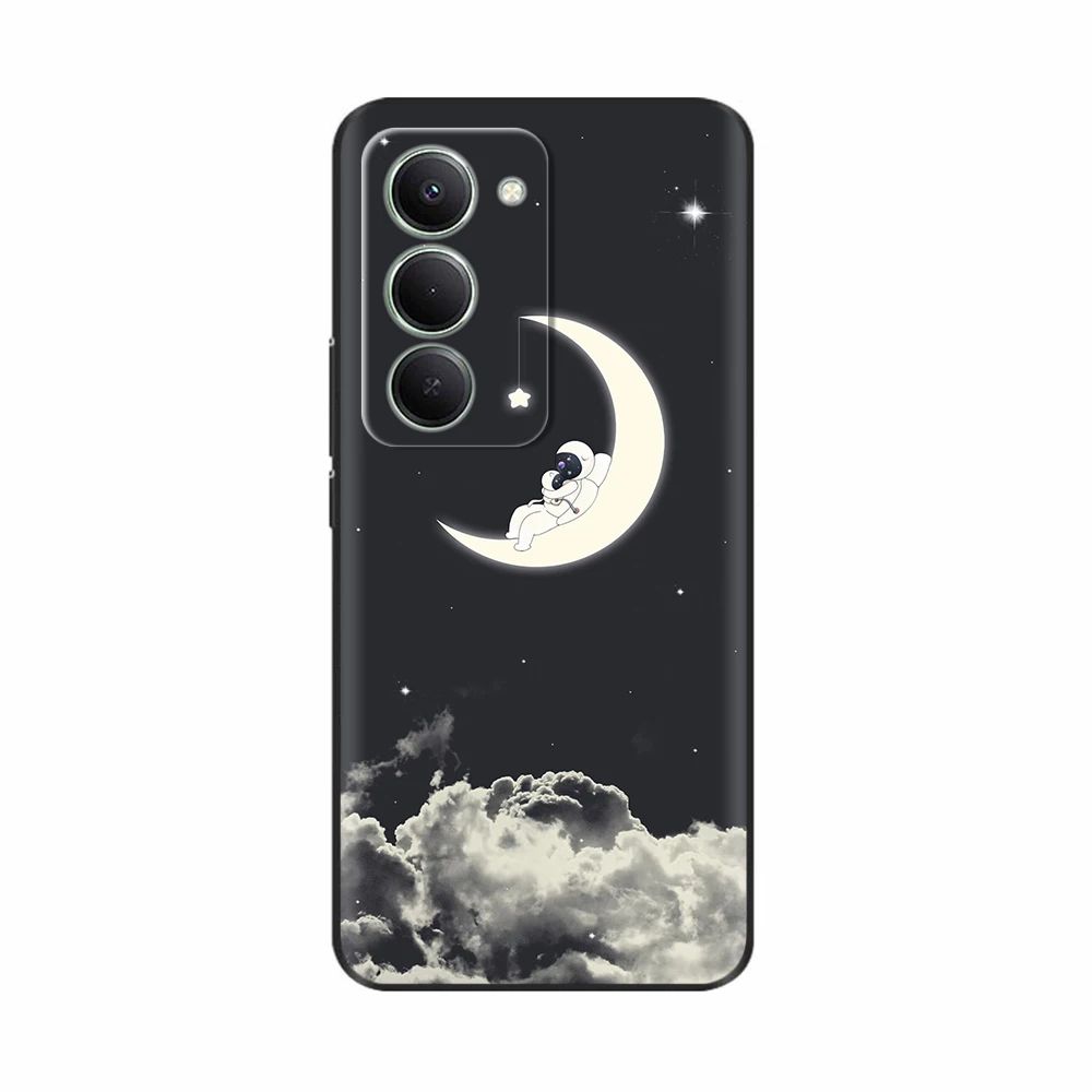 Cute Design Soft Silicone Phone Case - Stylish Painted Back Cover