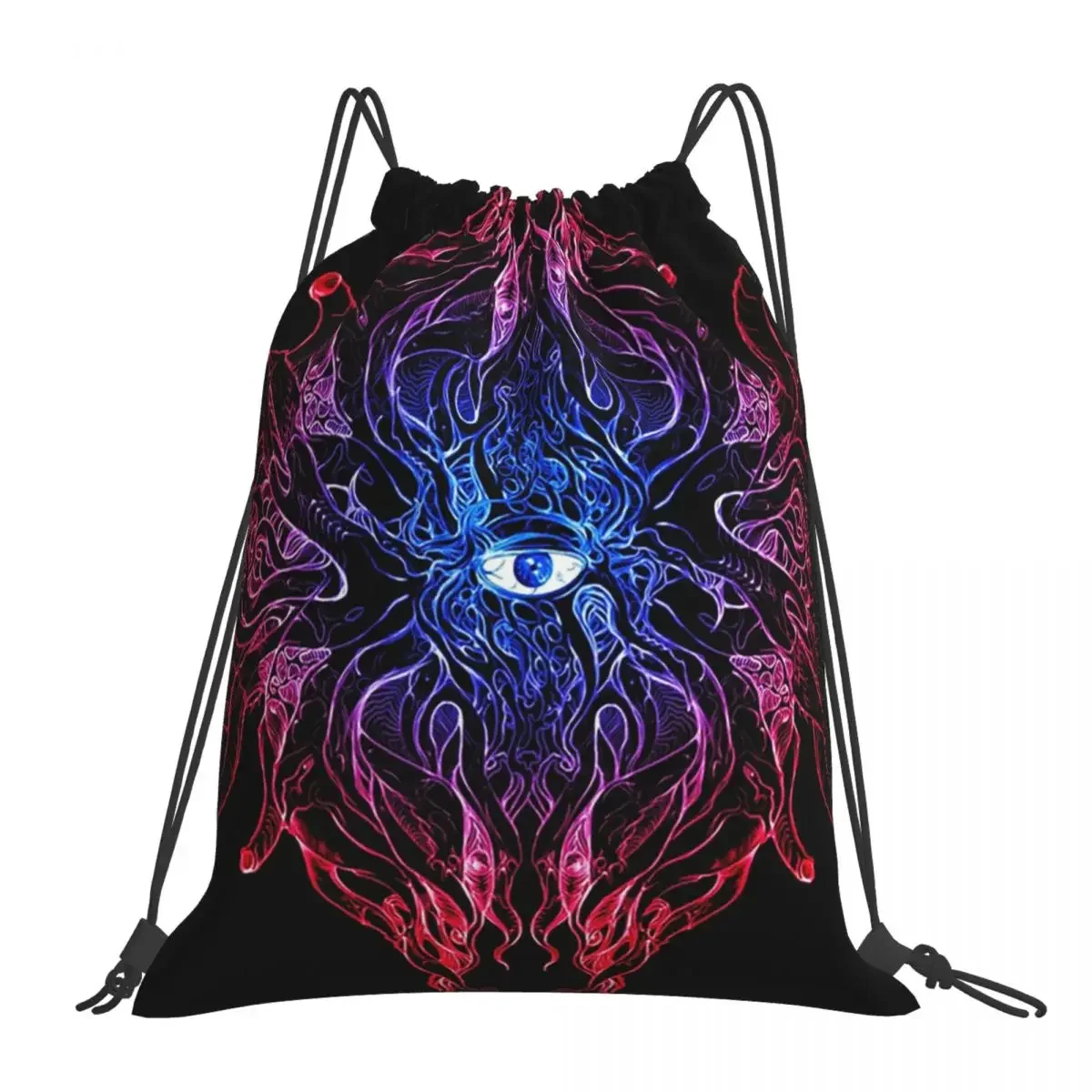 

AZATHOTH Backpacks Multi-function Portable Drawstring Bags Drawstring Bundle Pocket Sports Bag BookBag For Man Woman School