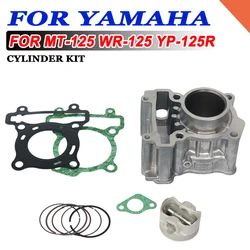 Motorcycle 52mm Cylinder Block Gasket KIT Piston Set Ring for YAMAHA MT 125 XMAX 125 YZF R125 YZF-R125 WR 125 WR125X WR125R