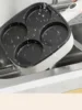 Korean style egg fryer breakfast tool, household four hole breakfast machine, plug in household non 4
