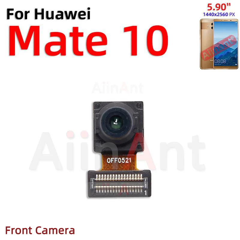 Aiinant módulo de cámara frontal y trasera, Cable flexible para Huawei Mate 9, 10 Lite Pro, piezas de repuesto de teléfono