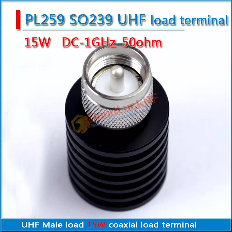SO239, PL-259 M, macho UHF, 10W, 15W,