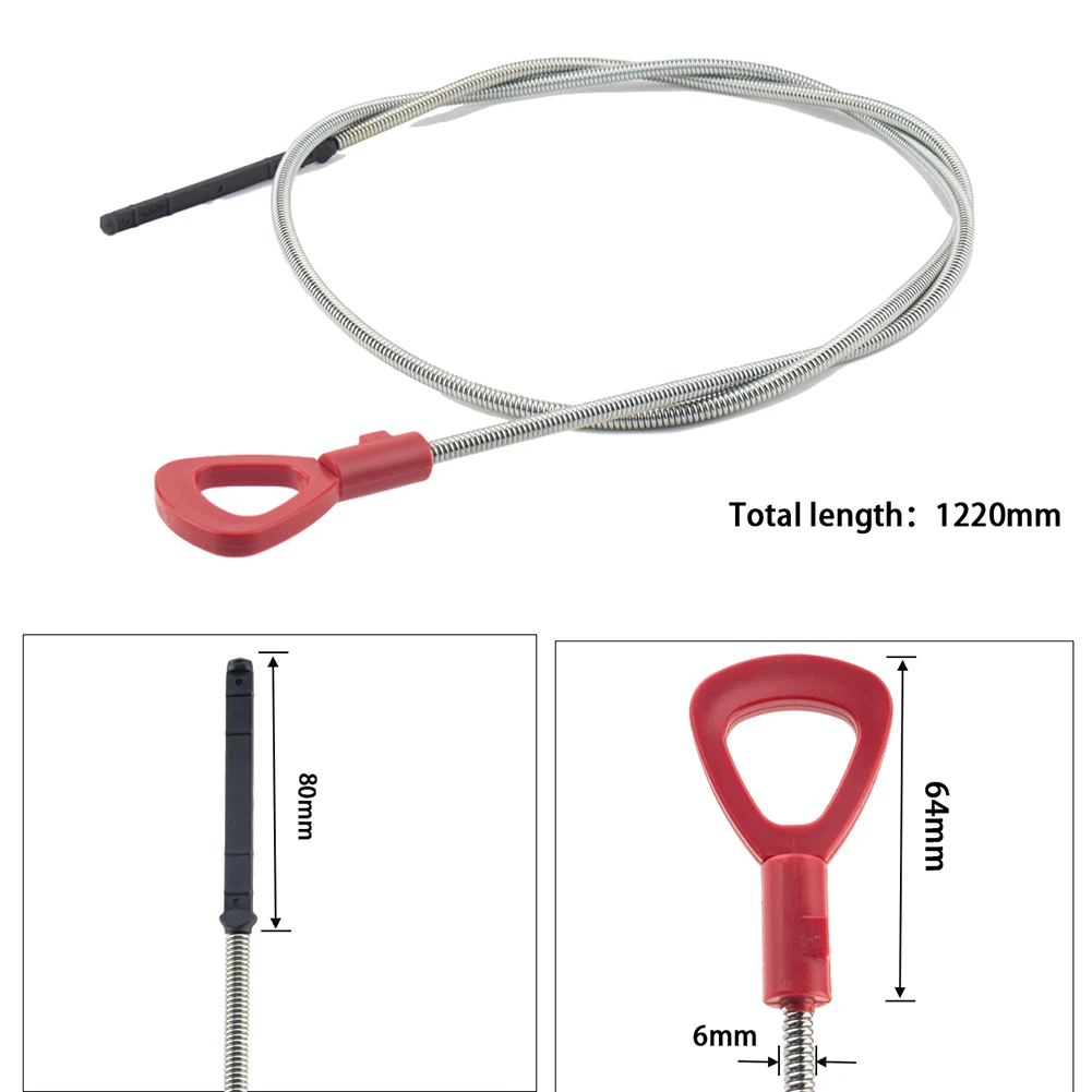 92/122cm Engine Oil Dipstick 722.6/722.7/722.8 Transmission Gearbox Fluid Dipstick 140589152100 for Mercedes Benz W140 W220 W221 6