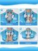 Swimbobo Baby Float with Canopy Kids Swim Pool Accessories  Summer Toys Inflatable Float Waist Floating r Kids Swim Training 4