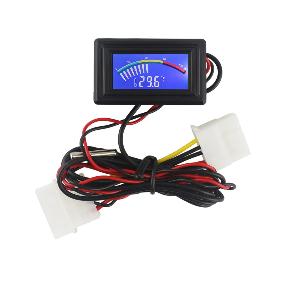 LCD ÷ ȭ  µ, DC 4-25V, ڵ  , NTC 10K ݼ κ, 