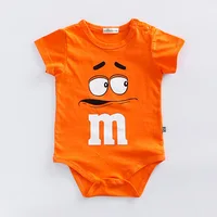 Thin Cotton 3-24M Newborn Short Sleeve Romper Clothing Infant Baby Girls Boys Fashion Cute Jumpsuit Clothes 3