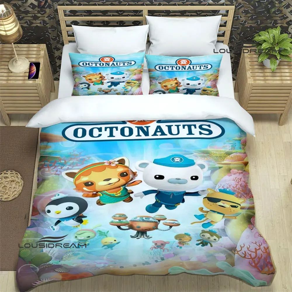 The Octonauts cartoon Bedding Sets exquisite bed supplies set duvet cover bed comforter set bedding set luxury birthday gift 3