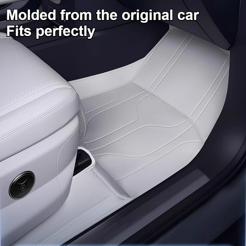 BYD 이퀘이션 레오파드 티타늄 7 2025 풀커버 가죽 방수 이중층 바닥 매트 자동차 액세서리