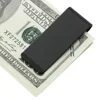 1pc Metal Stainless Steel Money Clip Cash Clamp Holder Portable Wallet Dollar Card Clip Business Banknote Folder for Men Women 3