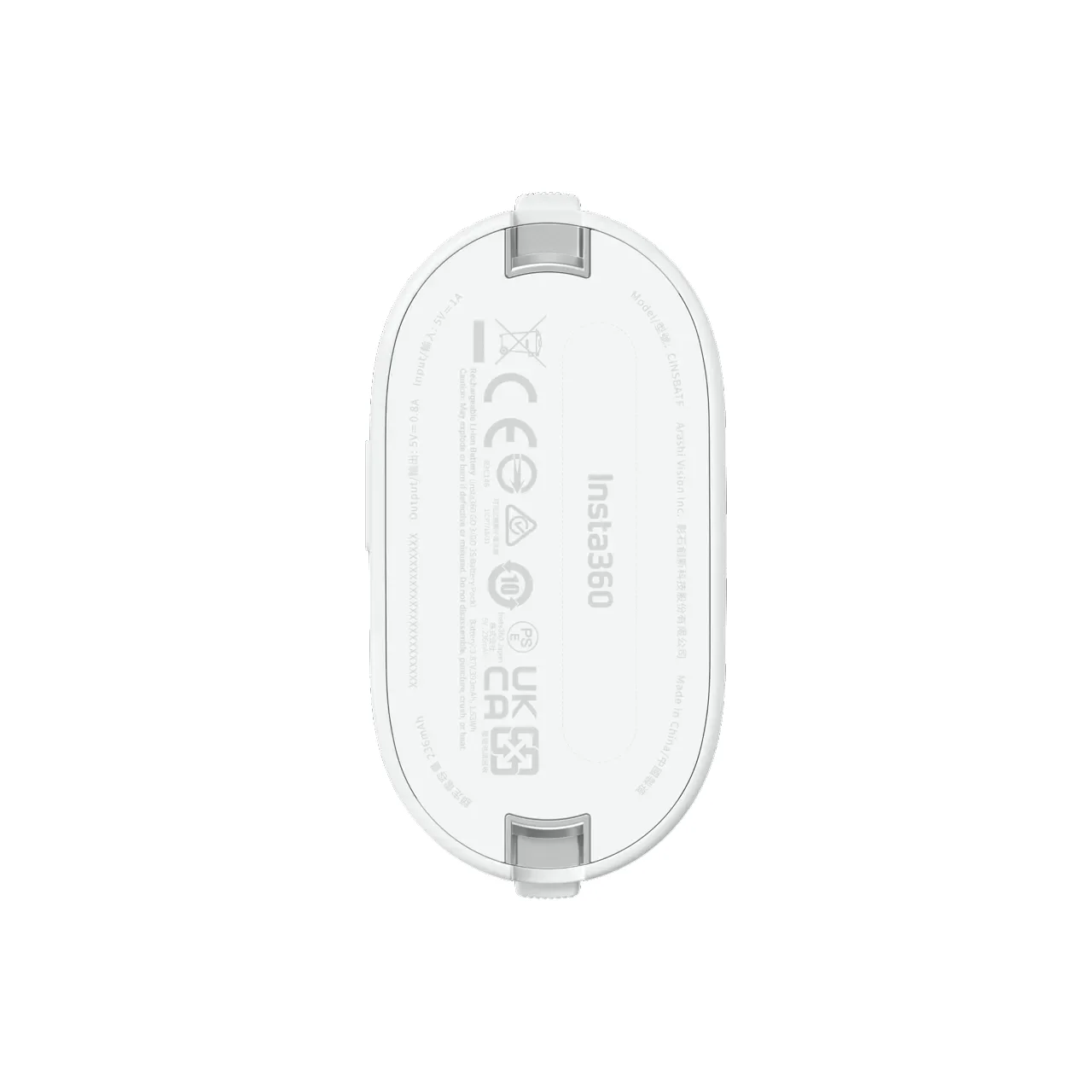 Batterie d'extension Insta360 GO 3 / GO 3S - Support magnétique et charge rapide