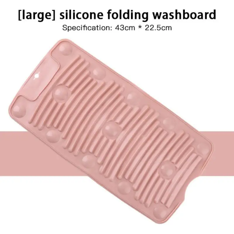 Laundry Board 1~5PCS Silicone Foldable Non-Slip Laundry Board Laundry Mat For Hand Washing Clothes Portable Cleaning Board