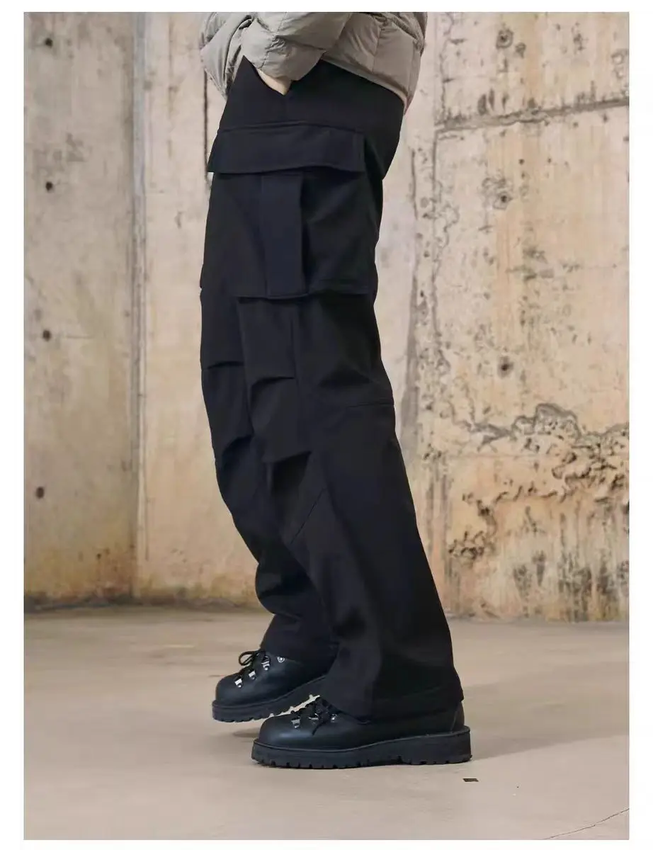 Enshadower 24aw Three-proof softshell cargo pants big capacity side pockets techwear gorpcore