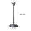 Cast Iron Bird Roll Holder Kitchen Towel Storage Standing Paper Rack Countertop Desktop 4